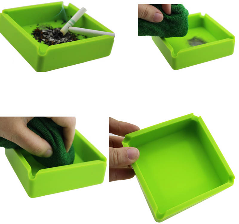 large silicone ashtray